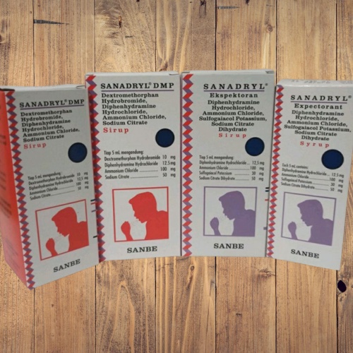 SANADRYL EXPECTORANT SYRUP DAN SANADRYL DMP SYRUP