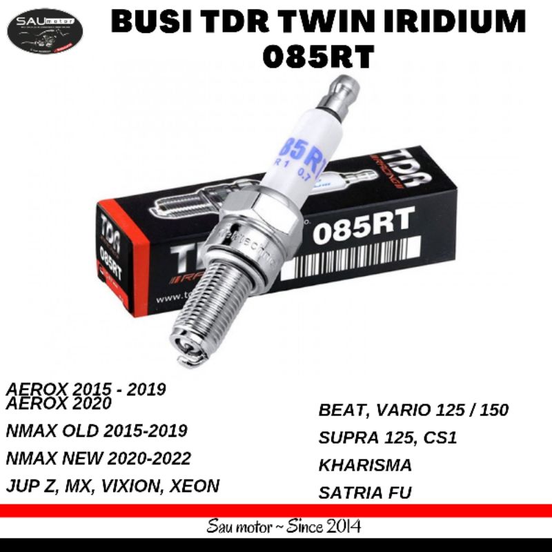 Saumotor Busi Tdr Twin Iridium 085 Rt Nmax Aerox Vixion Beat Vario 125