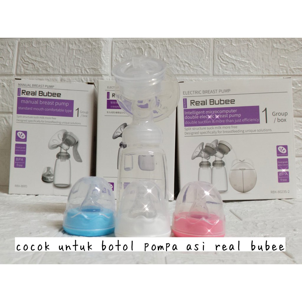 Set Lengkap Ecer Dot Susu Real Bubee / Pompa Asi Real Bubee / Dot Susu / Nipple Real Bubee