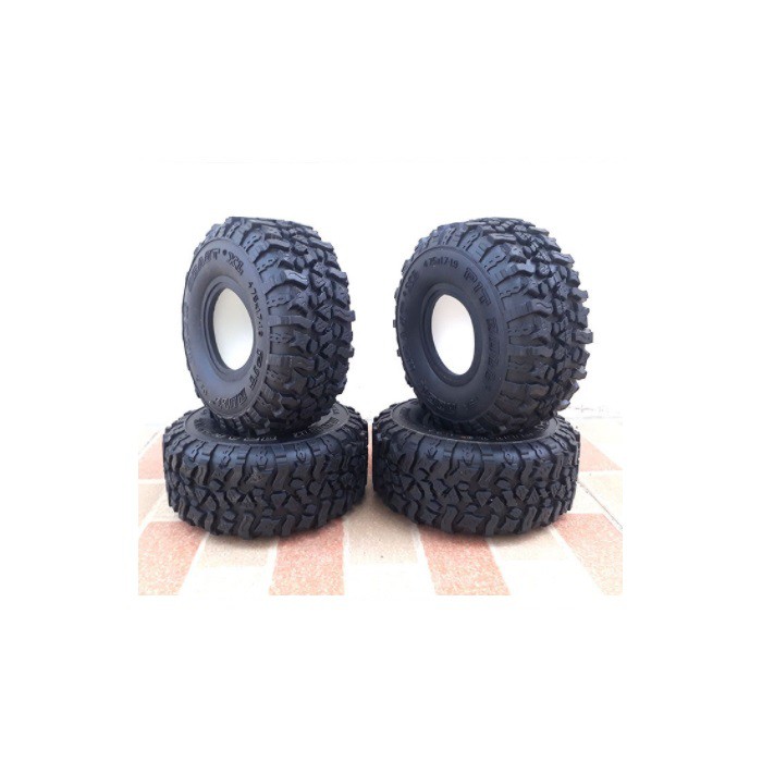4PCS Ban RC Crawler Adventure Pitbull Rock Beast 1.9 120mm Spon Putih