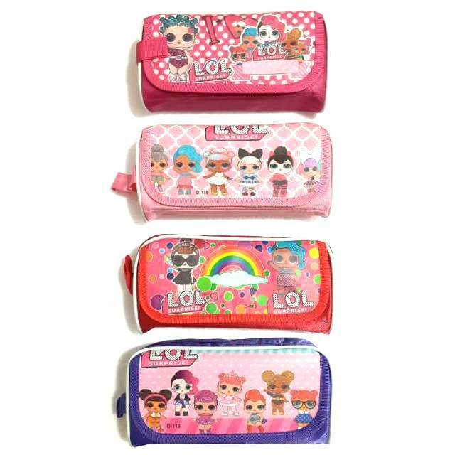 

MG - TEMPAT PENSIL RESELETING KANVAS CEWE LOL WARNA