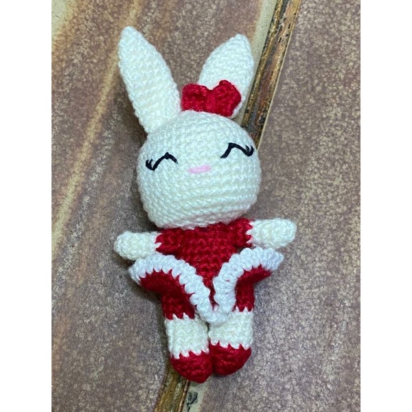 boneka rajut kelinci mini