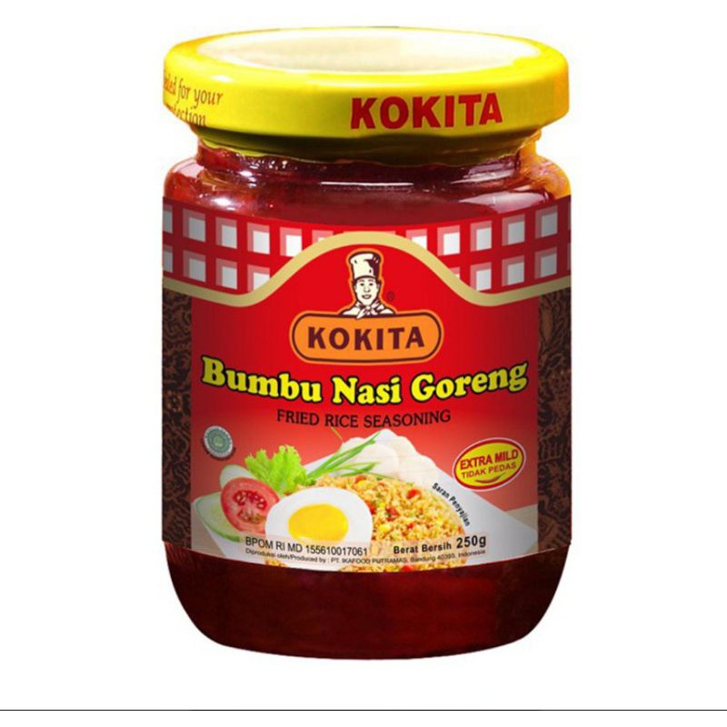 

KOKITA BUMBU NASI GORENG EXTRA MILD DAN MILD 250 ML