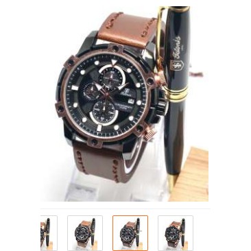 Tetonis - Jam tangan pria casual fashion dan sport Tetonis T-Crono dan tanggal Aktif-Tali k