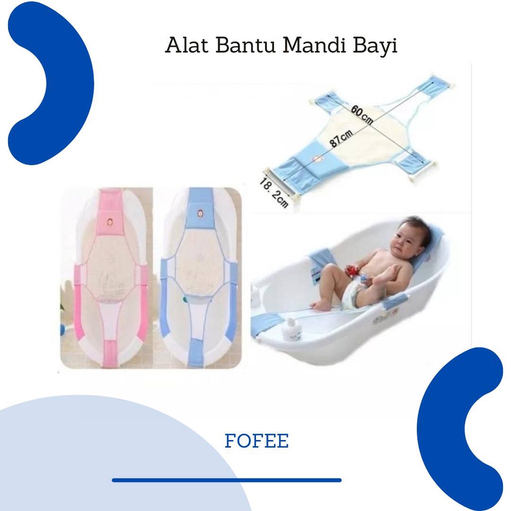 [IMPORT] - Baby Bath Helper - Alat Bantu Memandikan Bayi Dari Jaring Bola Pijat