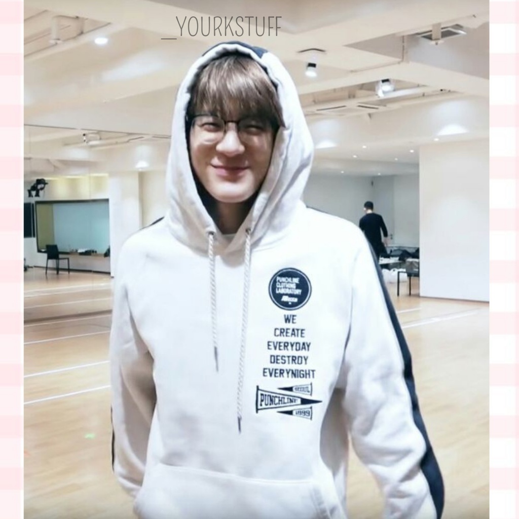 HOODIE WHITE JENO (MOHON BACA DESKRIPSI DENGAN TELITI)
