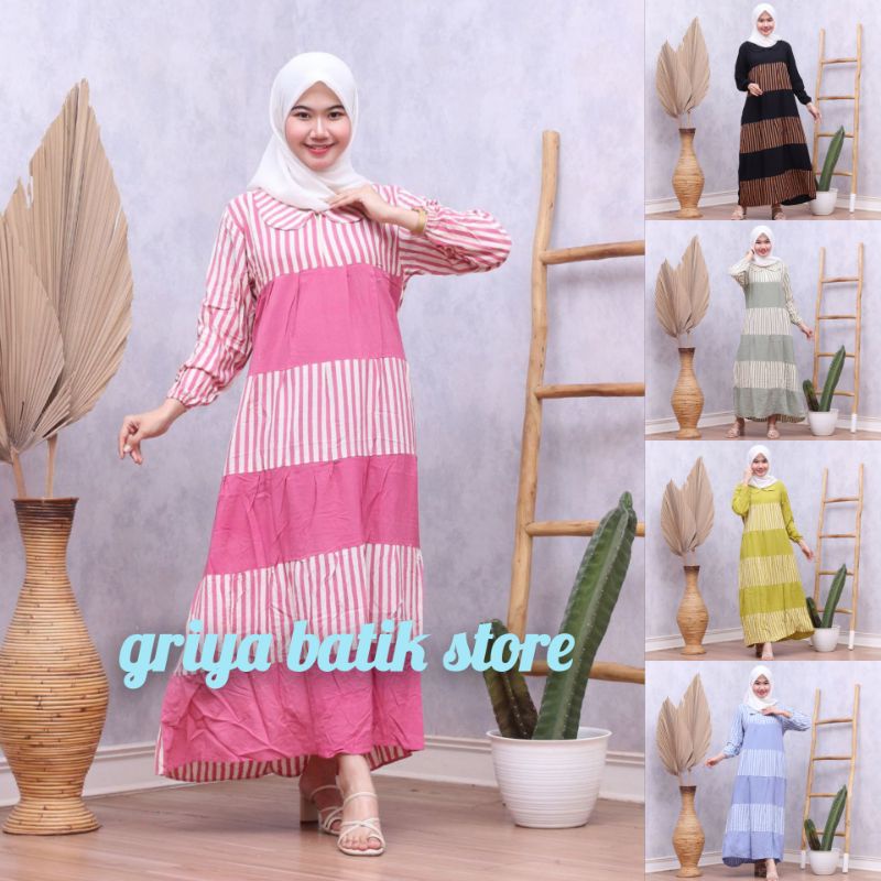 Gamis Muslim Terbaru/Gamis Wanita Dewasa Terbaru 2022/Gamis Rayon Busui
