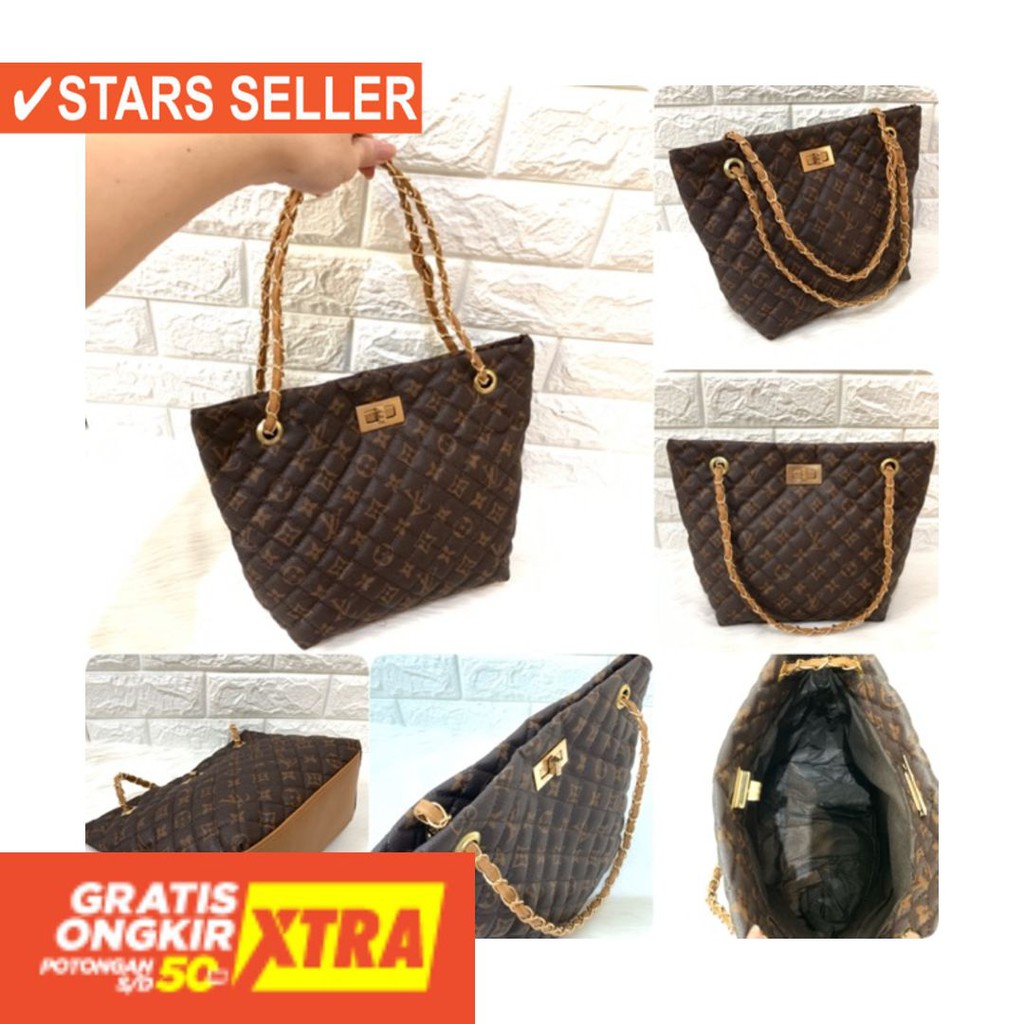 ORIGINAL TAS LV CLASSIC TOTE TERMURAH / TAS TOTE / JAMJO