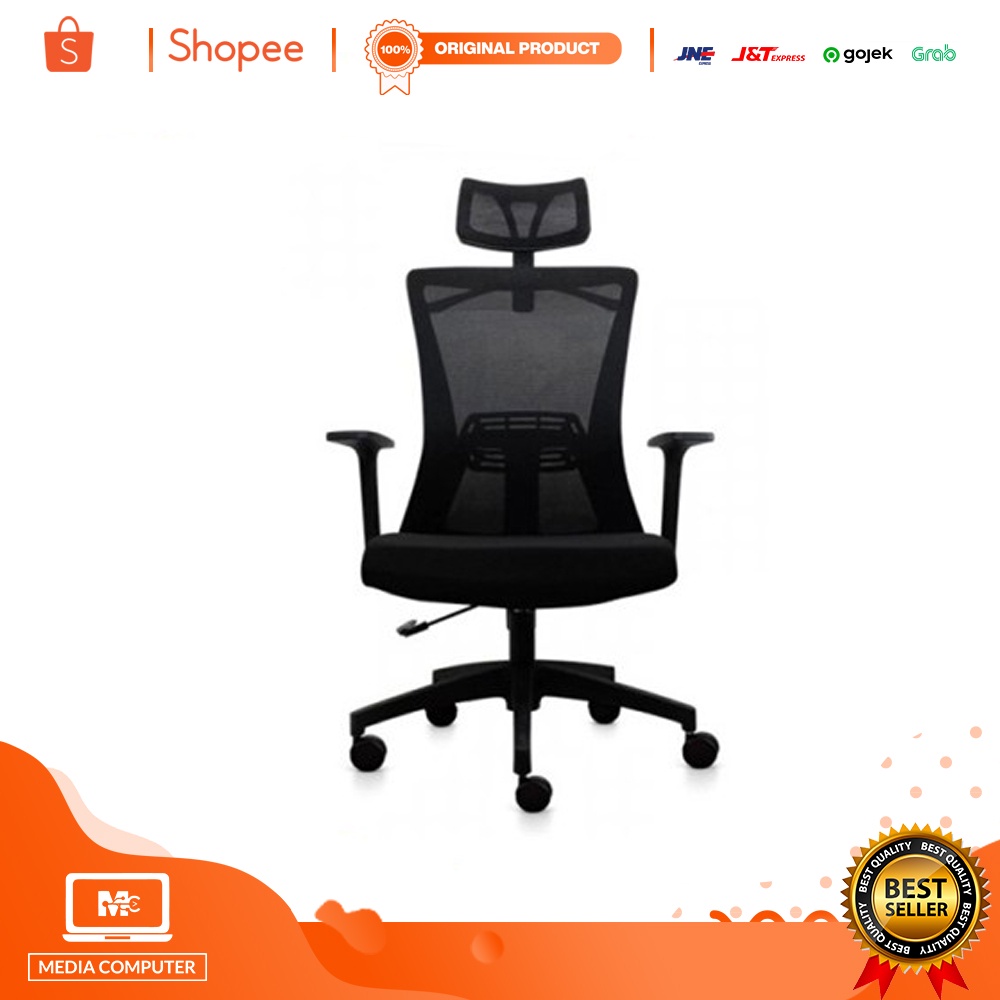 KURSI Kantor Fantech A258 Black