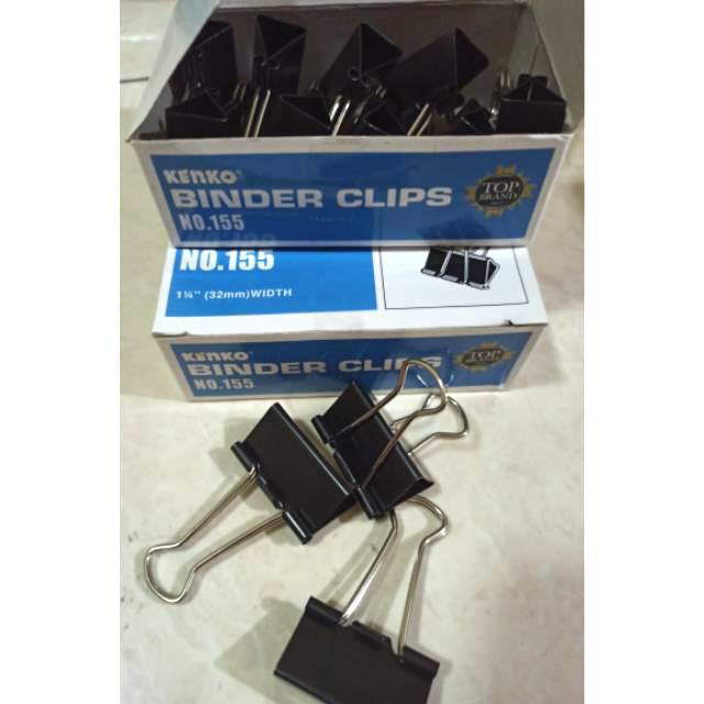 

Binder Clips Kenko no.155 / penjepit kertas no.155