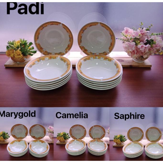 piring lontong / piring makan 9 inch Vicenza P131 (1 lusin)