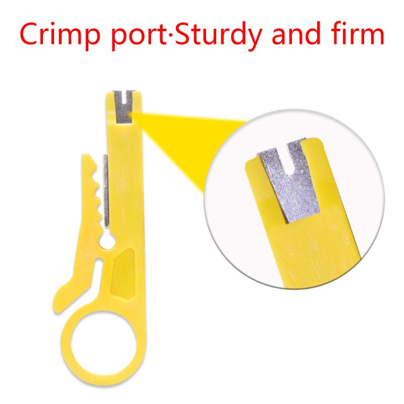 Bt Mini Portable Wire Stripper Crimper Tang Kupas Kabel Wire Cutter