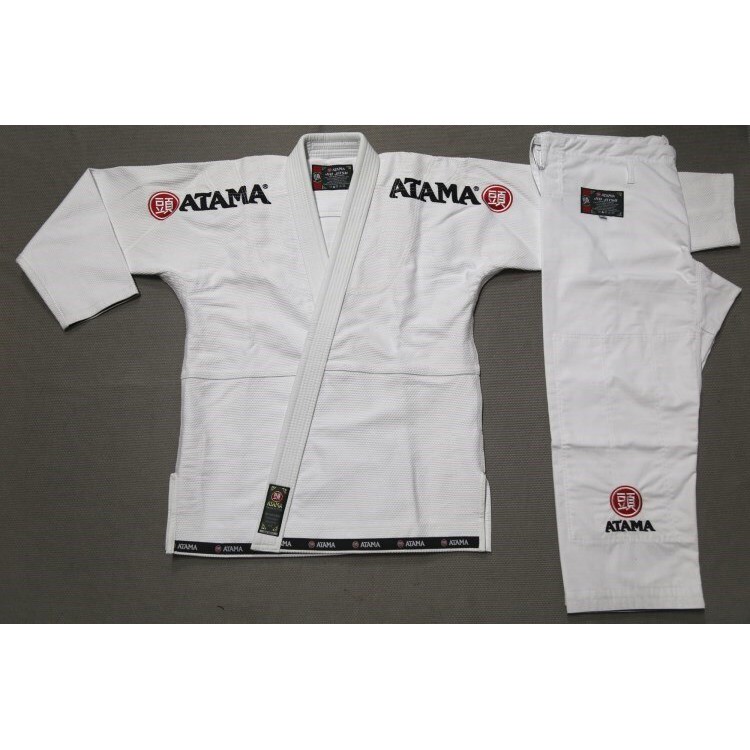 Gi BJJ Brazilian Jiujitsu Seragam Jujitsu Baju Jujitsu Gi ATAMA Putih Hitam Biru