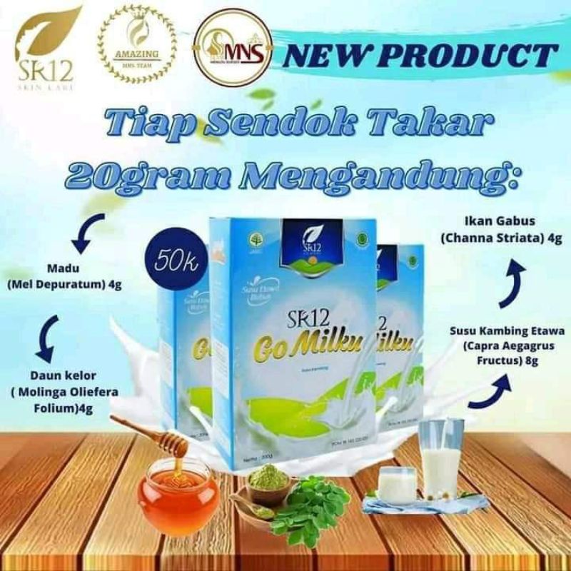 

Gomilku SR12 Susu kambing etawa untuk kesehatan, kecantikan, dan penambah nafsu makan