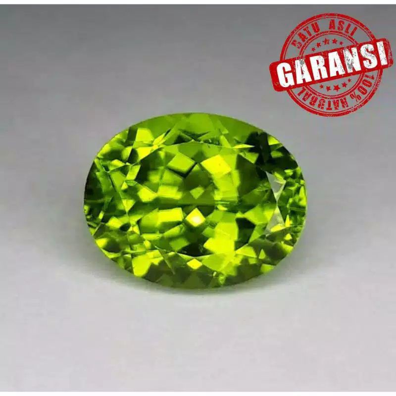 BATU PERMATA GREEN PERIDOT + MEMO ACC