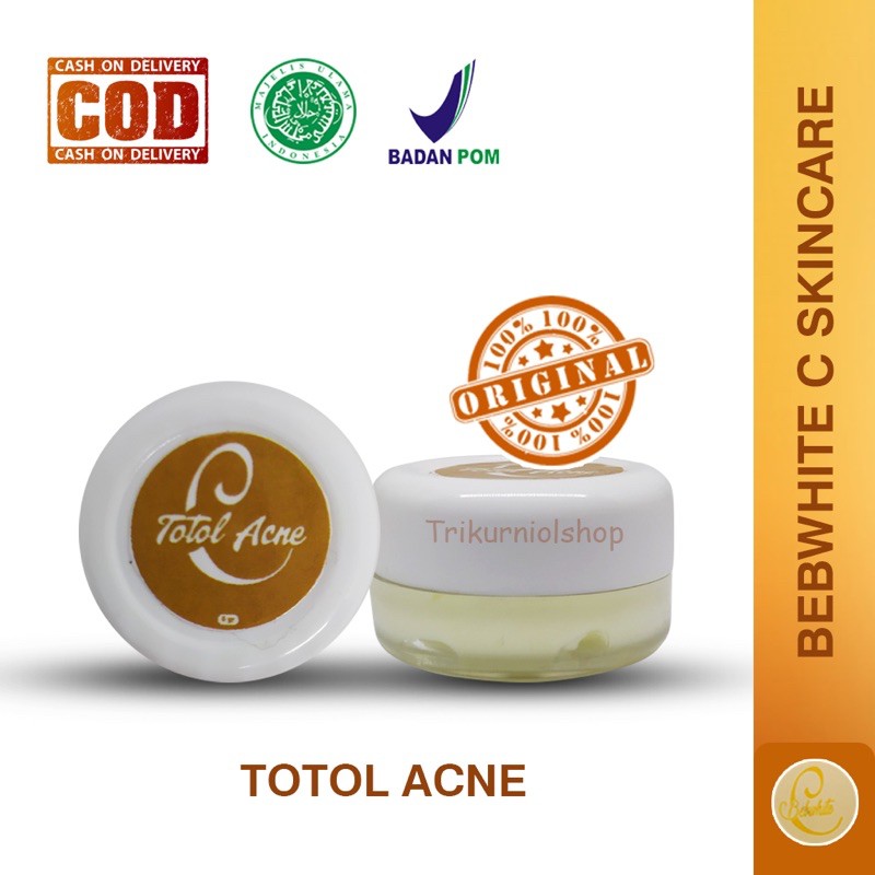 ECER COD TOTOL ACNE BEBWHITE C BBC ECER GROSIR ECER BEBWHITE C TOTOL JERAWAT DAY CREAM SABUN TONER