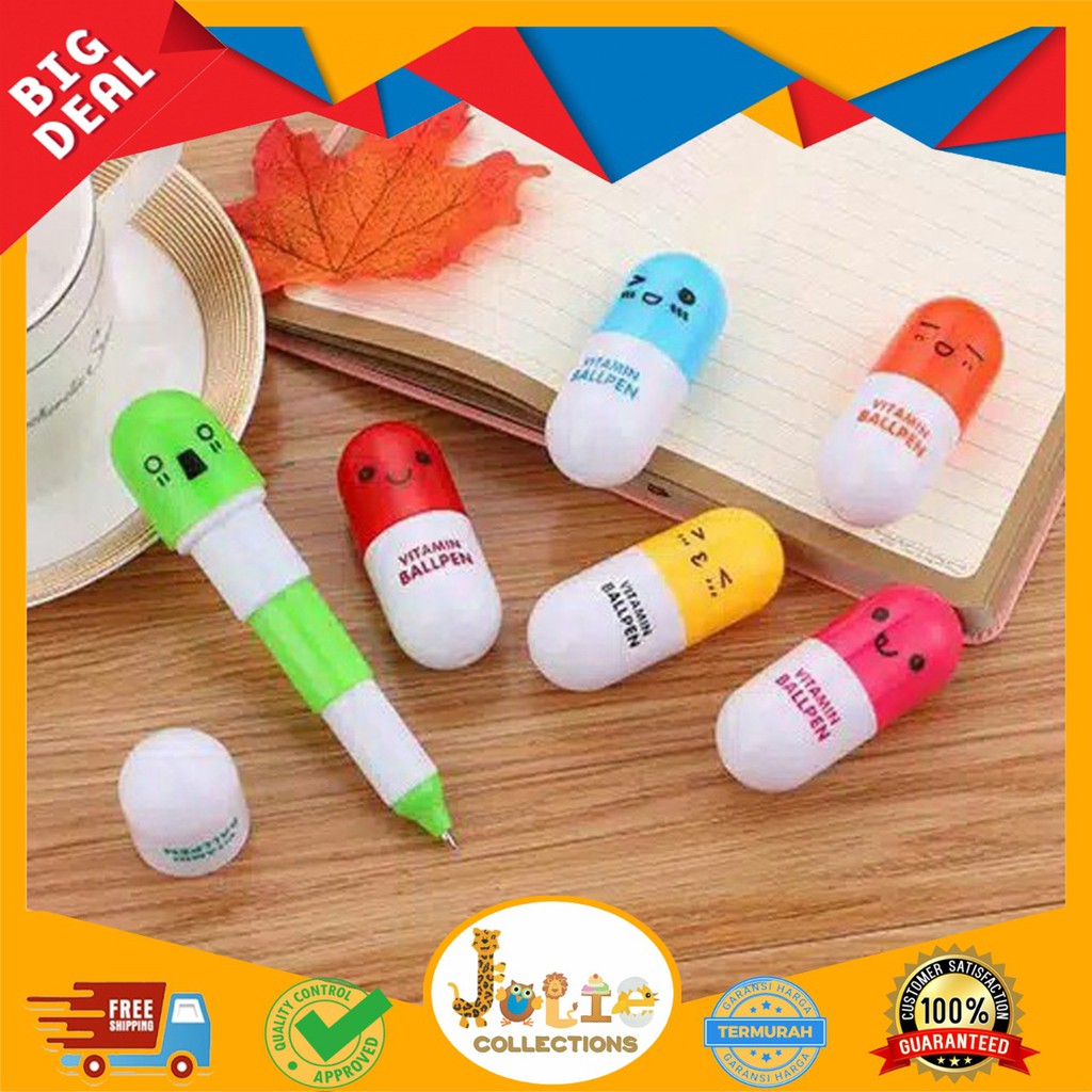 1KG 118PCS JOLIECOLLECTIONS PENA VITAMIN PULPEN KAPSUL 1KG 118PCS JOLIECOLLECTIONS PENA VITAMIN PULPEN KAPSUL