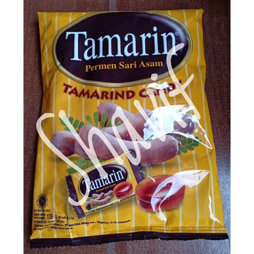 

Permen Tamarin Kemasan Bag 135 gram / Tamarin Candy / Permen Asem