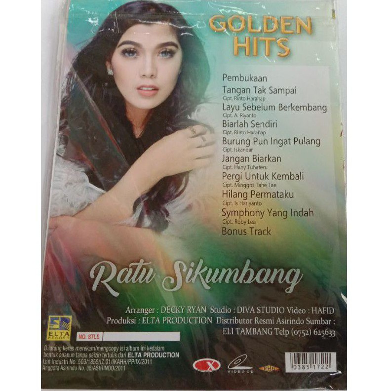 VCD Original Golden Hits Ratu Sikumbang &quot;Tangan Tak Sampai&quot;