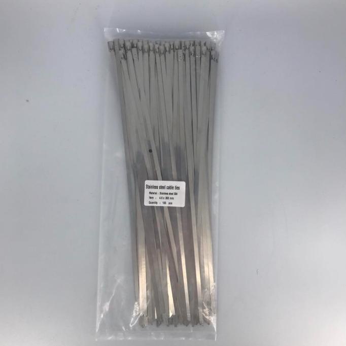 

HOT PROMO 4.6* 300 Stainless Steel Kabel Ties/Cable Tie/Kabel Tie/Dasi kabel