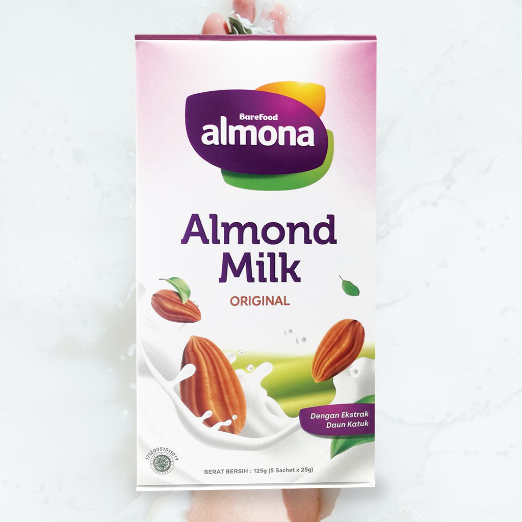 

Almona Susu Almond (Original) 125gr Barefood Pelancar asi