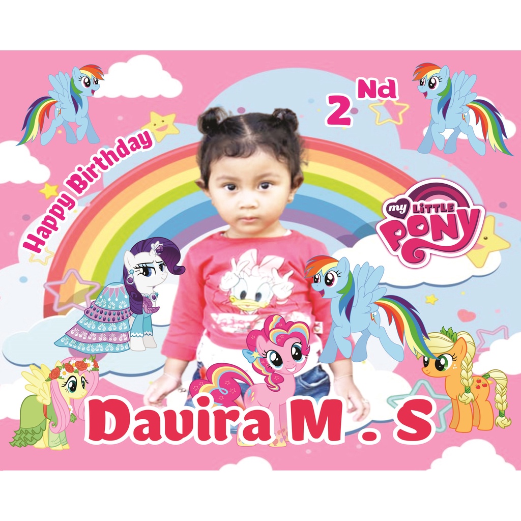 Tas Ultah Custom 30 x 14 x 25 (PxLxT)-PONY