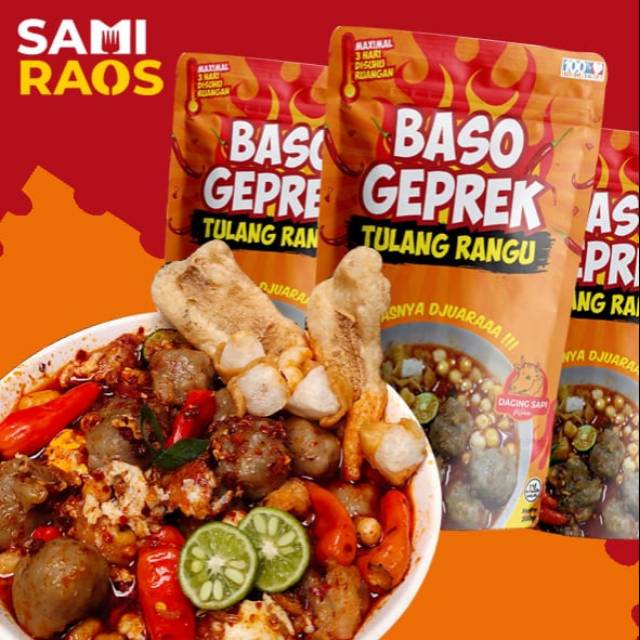 

Bakso GEPREK TULANG RANGU BY SAMI RAOS