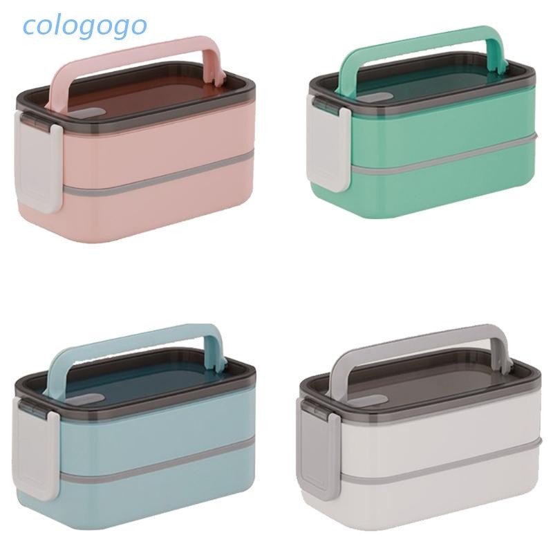 MARKASSHOP66--LUNCHBOX DOUBLE LAYER KOTAK MAKAN 2 TINGKAT KOTAK BEKAL