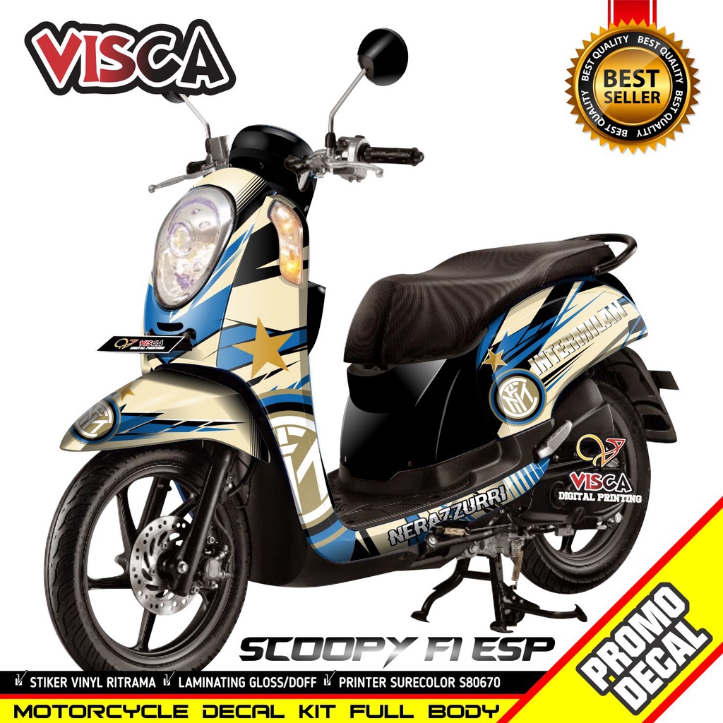 Decal Scoopy Fi 2015 2016 Full Body Stiker Scoopy Fi 2015 2016 Full Body Striping Scoopy Fi 2015 201