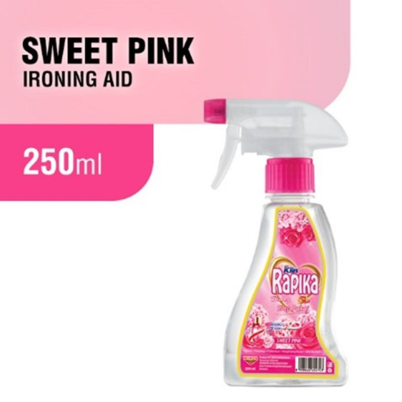 Rapika Biang Sweet Pink Spray Ironing Aid Botol 250ml