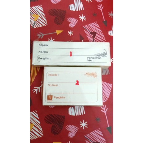 

Sticker label pengiriman