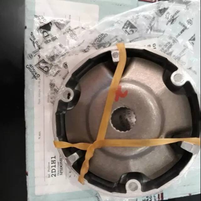 Sparepart vespa piaggio half pulley zip 100 original