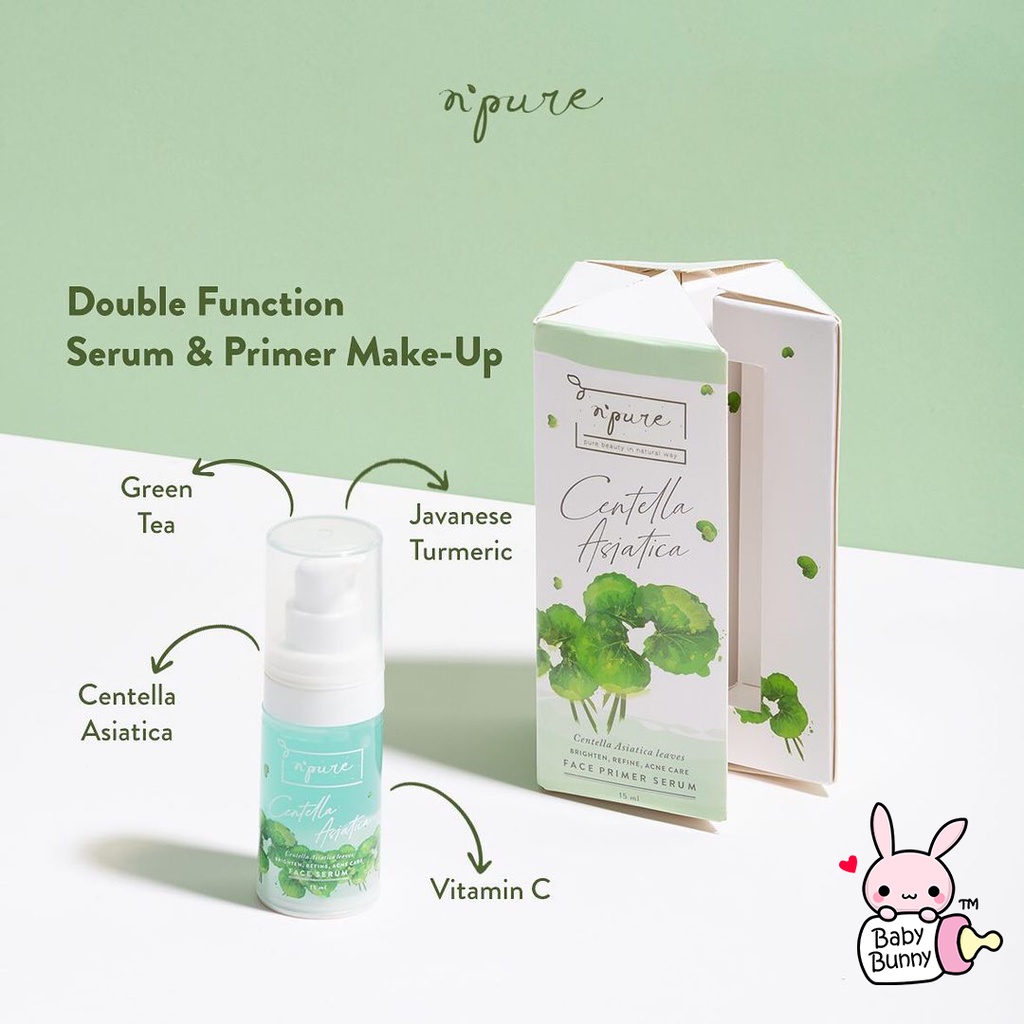 ❤ BELIA ❤ N'PURE Centella Asiatica | Cica Series | Toner | Essence | Face Wash | Clear Pad Npure | Cica Stater Kit | BPOM