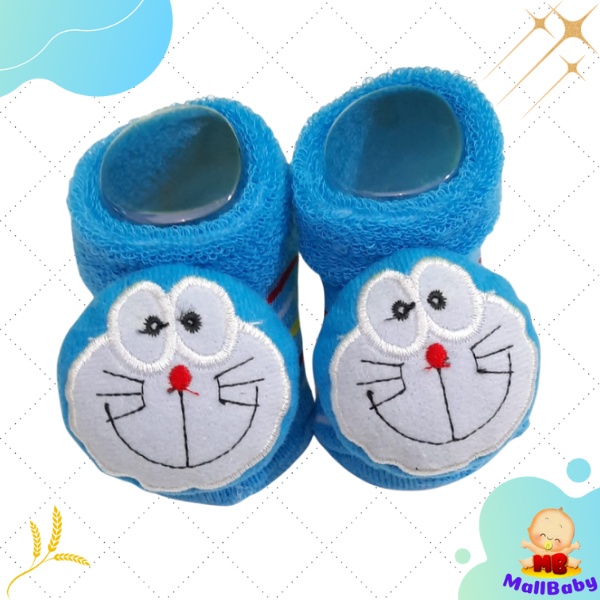 Kaos Kaki Bayi Boneka 3D Lucu (0-1 Tahun) - Superhero Karakter Banyak Pilihan Motif