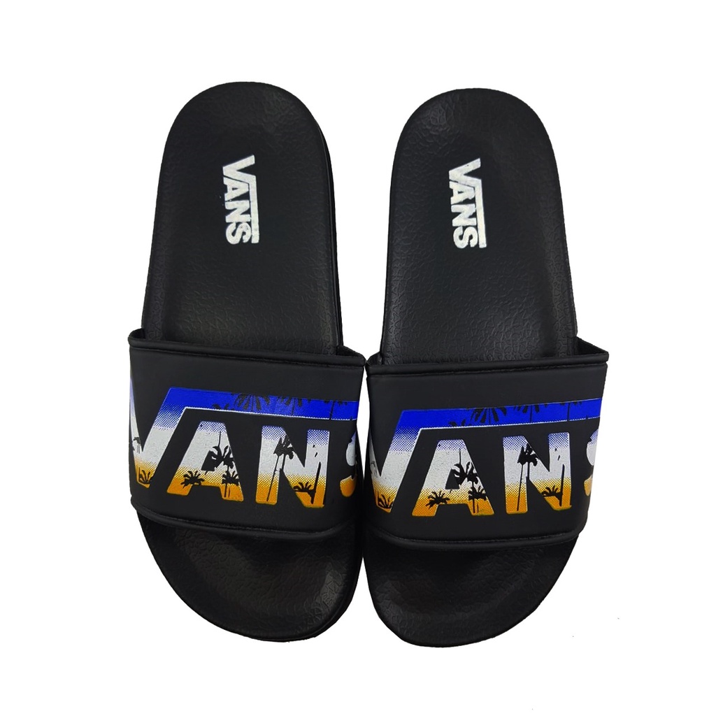 ( CUCI GUDANG ) SANDAL SLOP VANS KUALITAS PREMIUM I SANDAL SLIDE PRIA