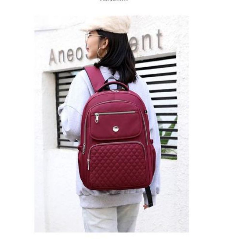 Original Tas Ransel Wanita CHIBAO LAPTOP JUMBO 15 Inch Import KOREA Anti Air Best Seller Terbaru