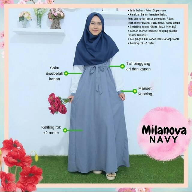READY gamis ori sae Milanova