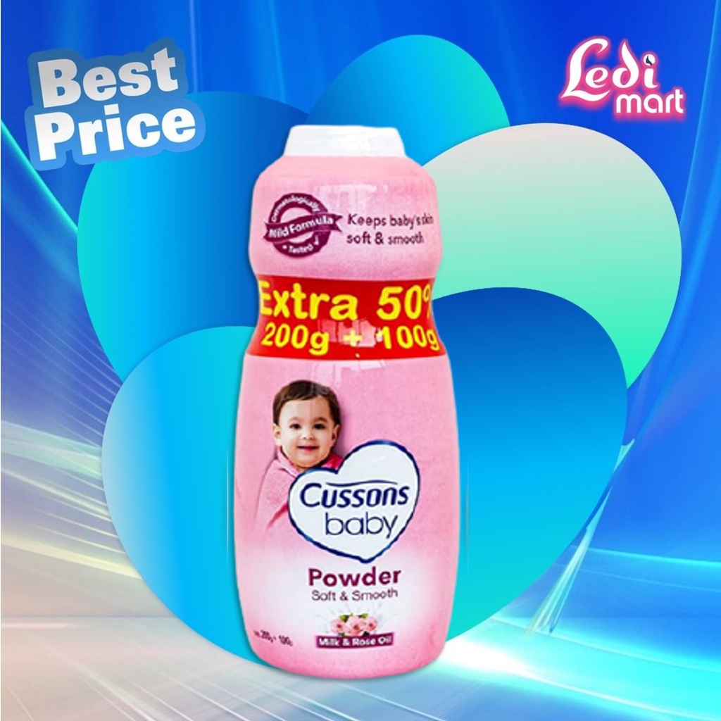 ORIGINAL Cussons Baby Powder 200gr + 60gr BPOM / Bedak Bayi Cusson / LEDI MART