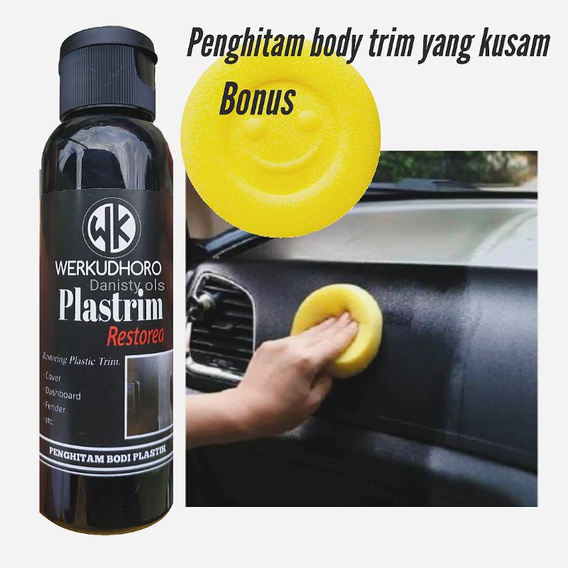 Plastrim restored/penghitam body/penghitam body kasar/pengkilap / pembersih/waterless/instasparkling