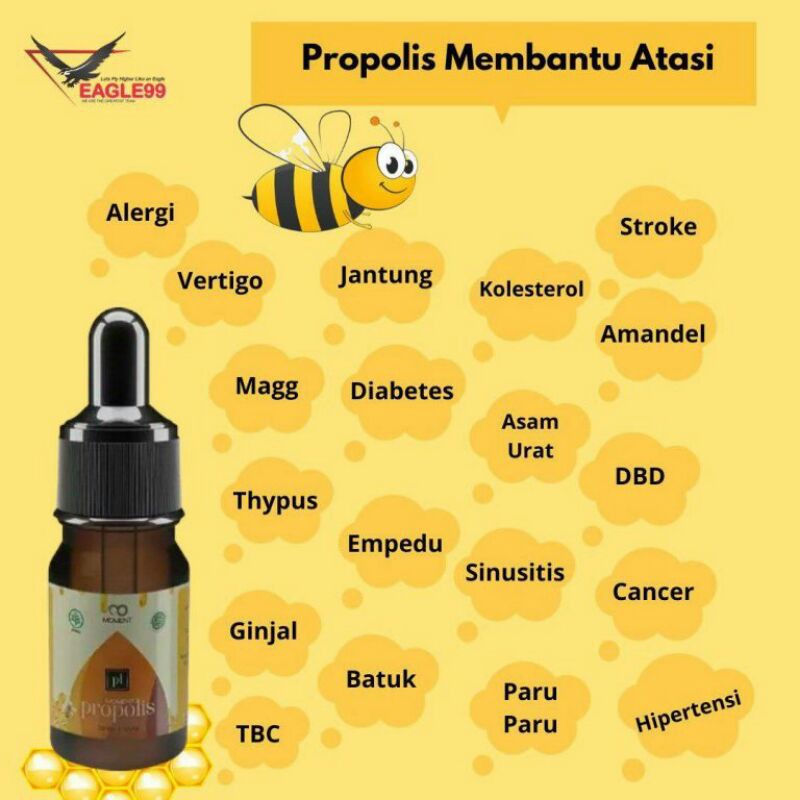 Moment Propolis (ori) isi 2 botol @8ml