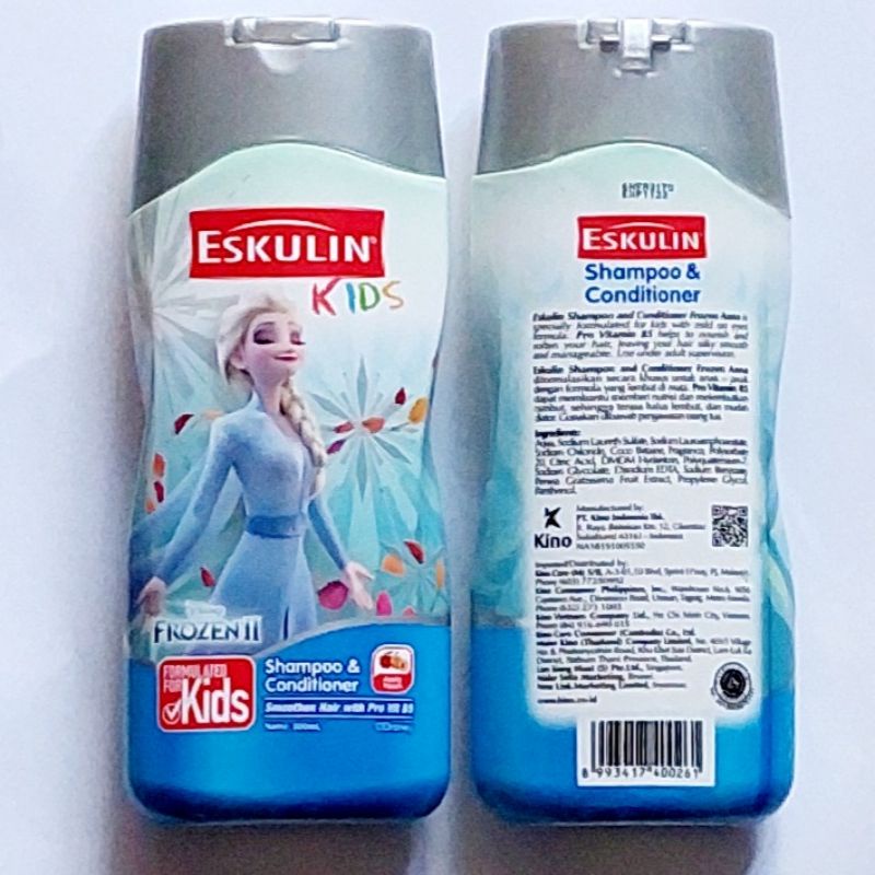 Shampoo anak perempuan karakter kartun 200 ml bonus bando