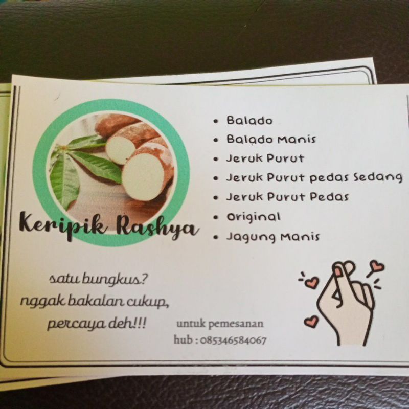 

Keripik Singkong 100 gr