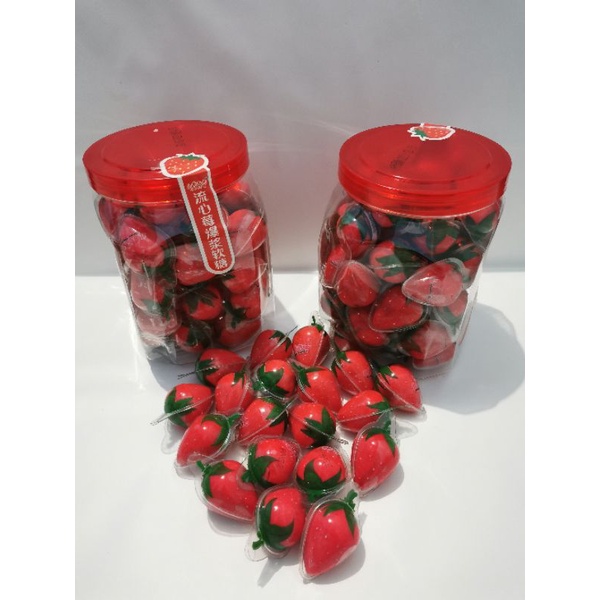 [1 PC] Strawberry Gummy/Gummy Jelly Halal /Gummi jelly strawberry halal/Gummy Jelly Korea/ Gummi Jel