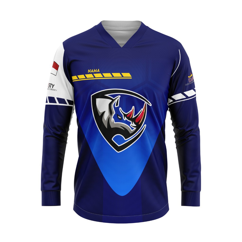 Nusaya - Baju Kaos Jersey Sepeda Custom Fullprint / Jersi Sepeda MTB / Free Penambahan Nama