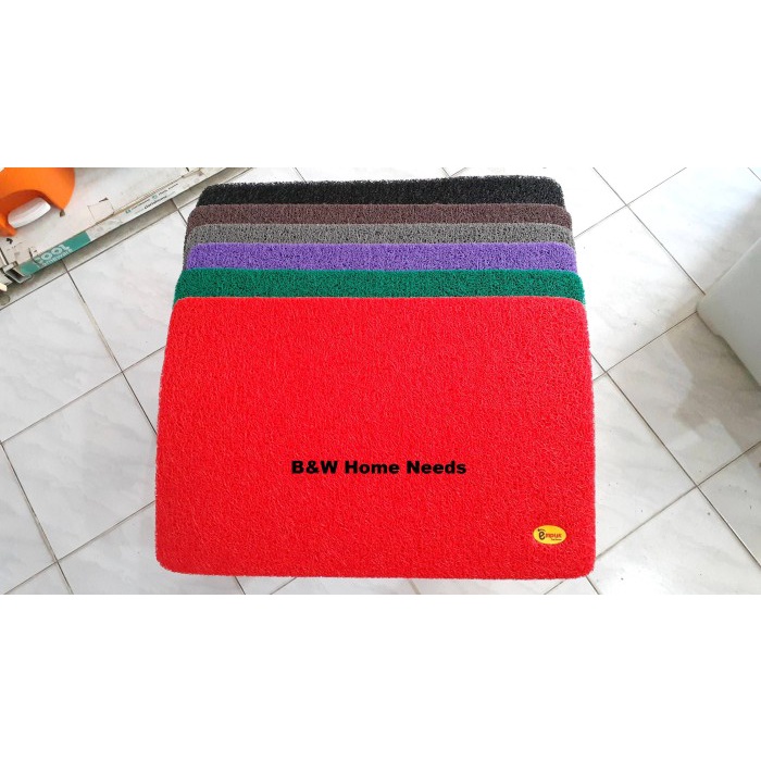 Keset Polos Lantai Karet Model Welcome 40 cm x 60 cm Tebal 1 cm Bisa COD Keset Premium Alas Lantai T