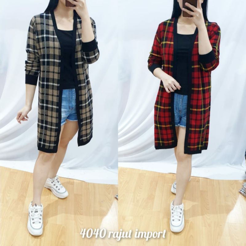 Cardigan Rajut Import Yilla Burber (4040)