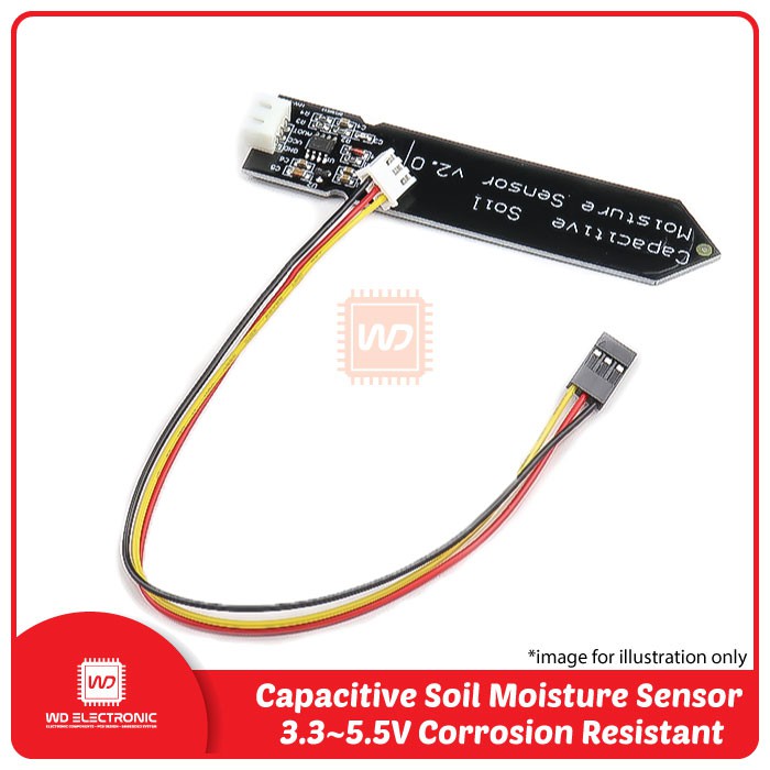 Capacitive Soil Moisture Corrosion Resistant Sensor module