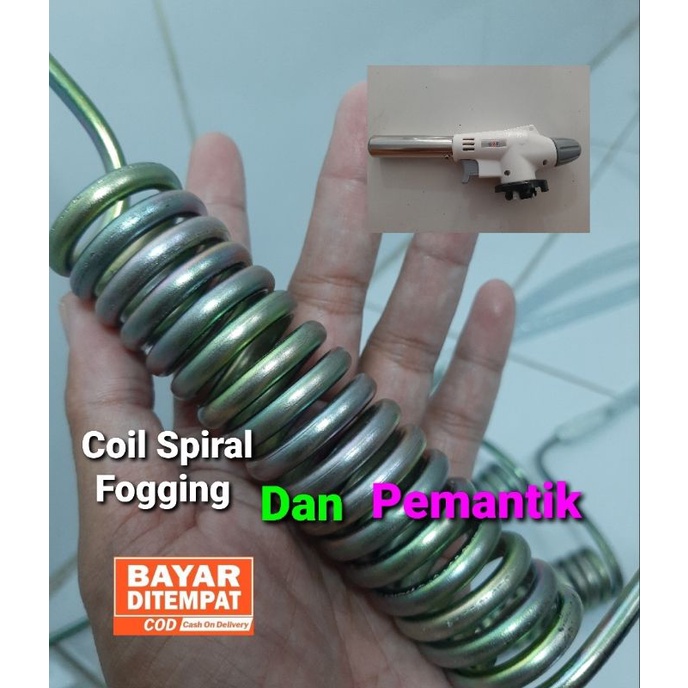 coil spiral stainless alat mesin mini Fogging