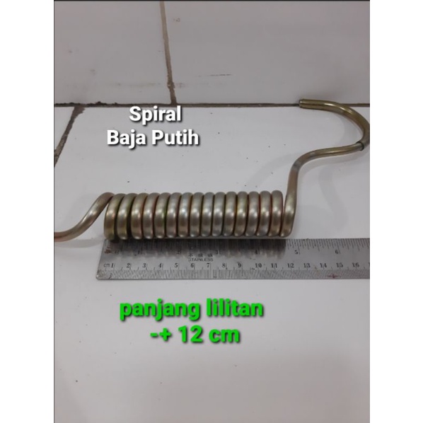 coil pipa alat mesin Fogging mini spiral panjang BAJA PUTIH