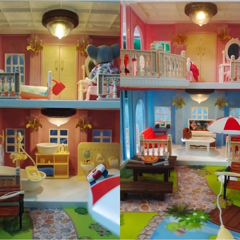 koala diary 2 storage rumah boneka 2 tingkat rumah2an pretend plays